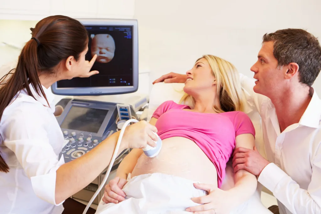 Woman Getting Ultrasound