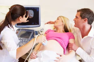 Woman Getting Ultrasound