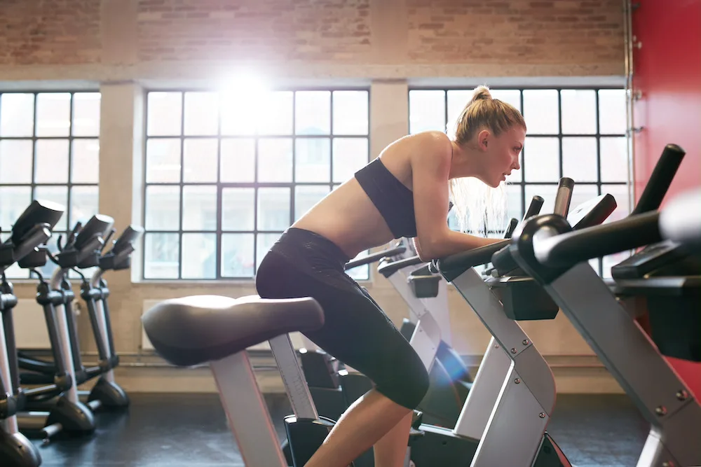Woman working out